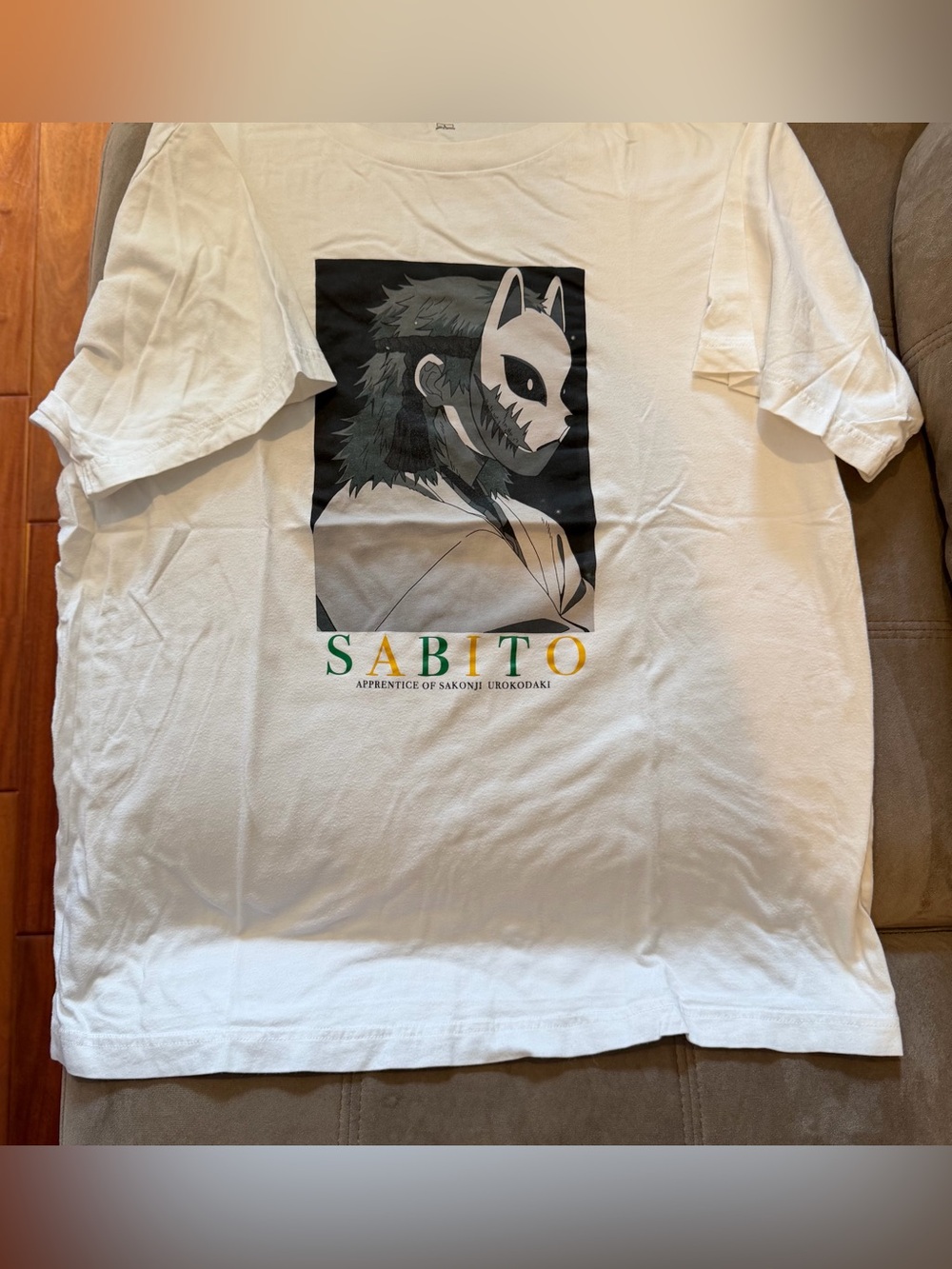 Uniqlo‎ Sabito Graphic Tee - White with Black Print